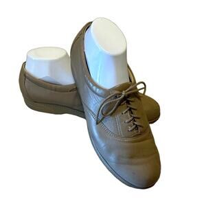 SAS Comfort Lace Up Shoes Women 10 Tan Leather Tripad USA‎ Grannycore Casual